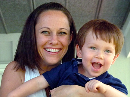 Palm Harbor acupuncturist Tammi Jones and her son Kigen Palm Harbor acupuncturist Tammi Jones and her son Kigen